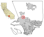 LA County Incorporated Areas San Fernando highlighted